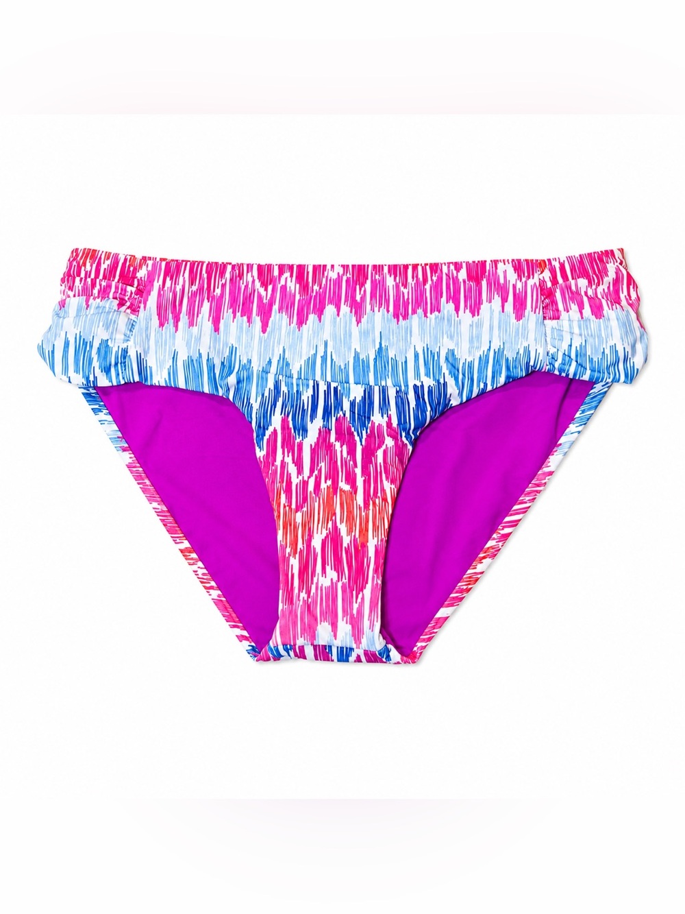 Becca ETC Hipster Bikini Bottom Women’s 14 Tropical Ikat Print Swim Bottom New